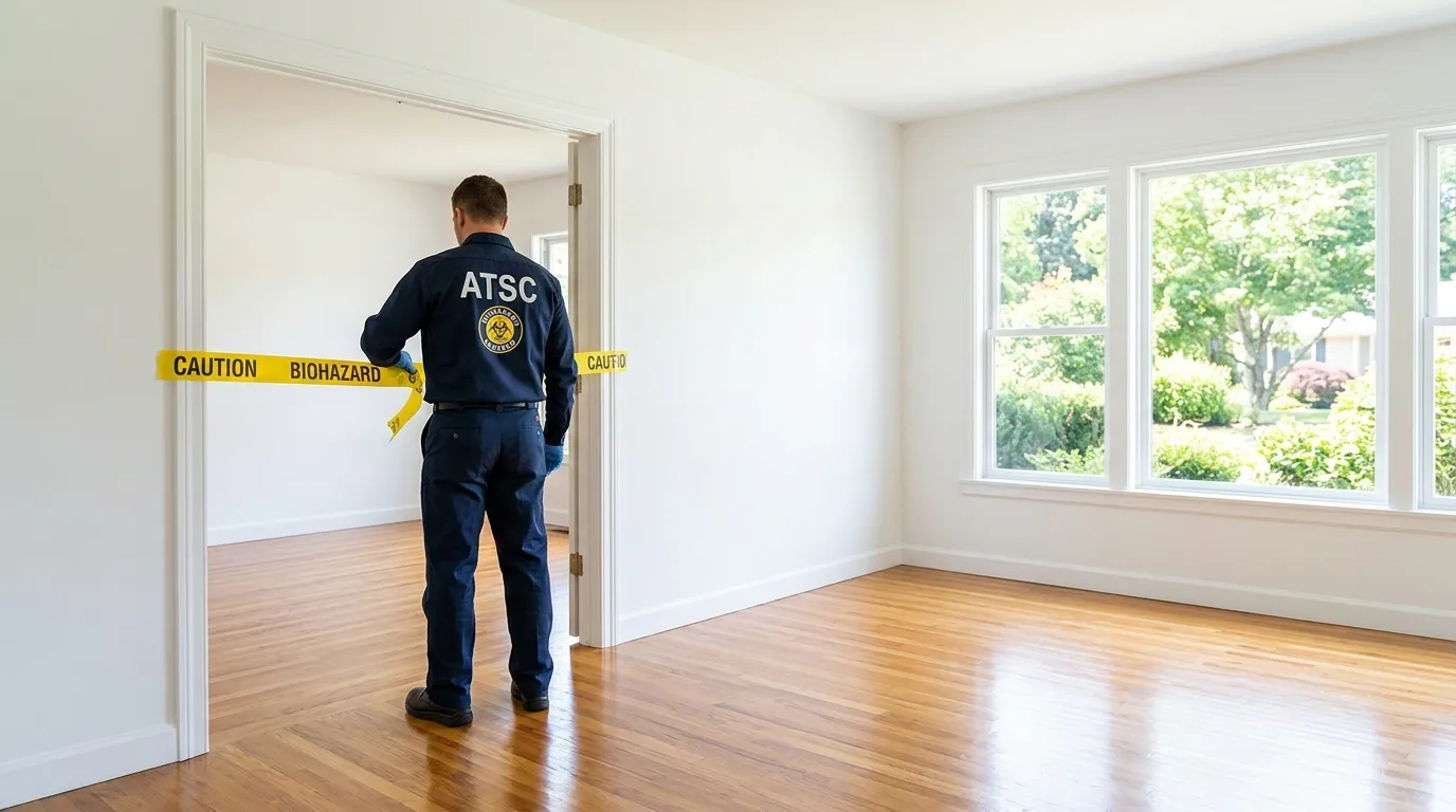 Certified biohazard cleanup crew performing Crime Scene Cleanup in Ma'ili